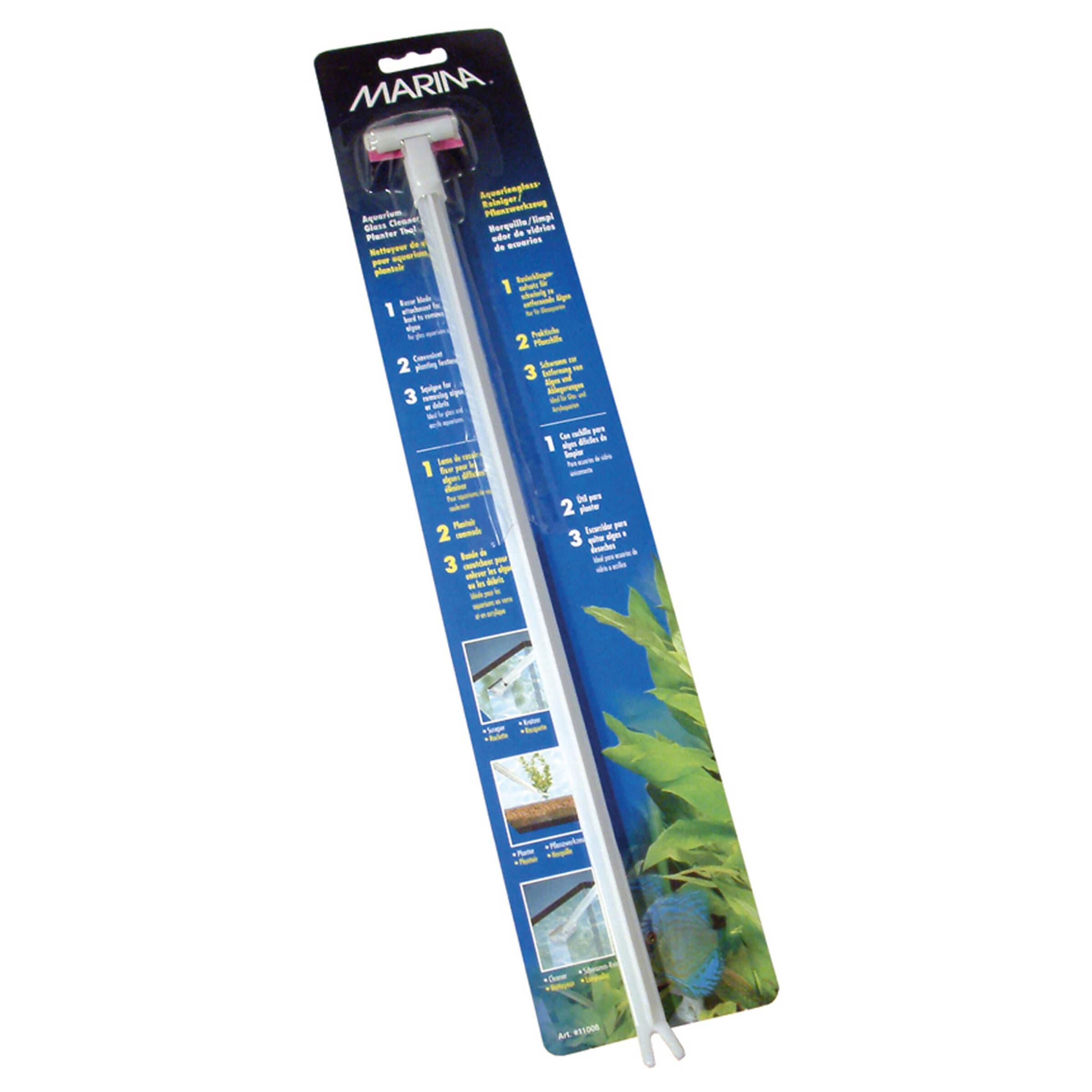 Marina 4-fach Scheibenreiniger mit Stiel 45.5 cm