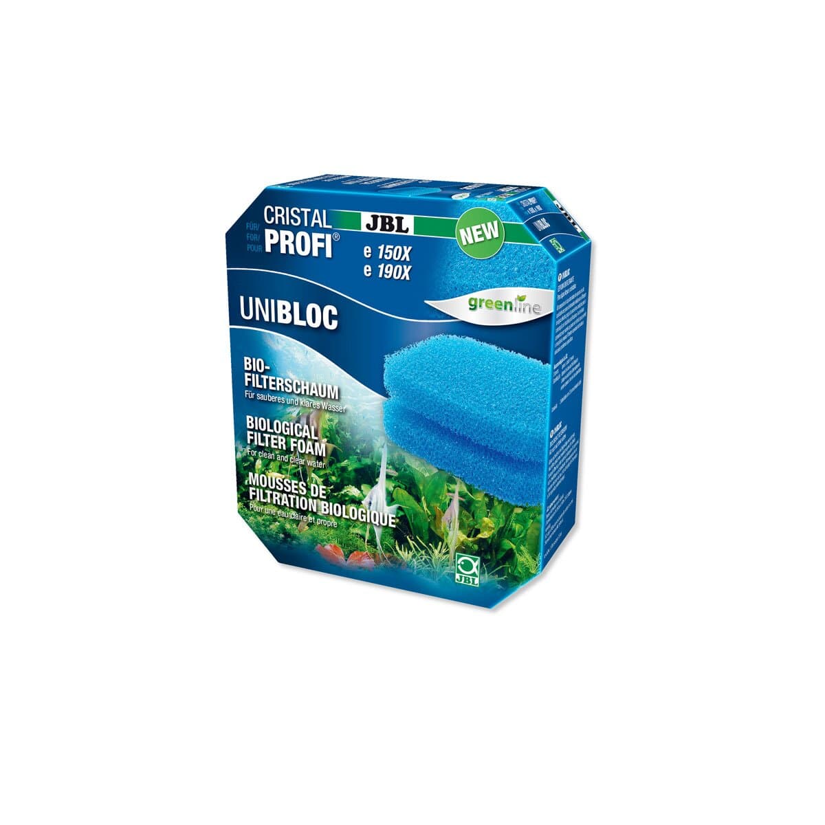 JBL UniBloc Bio-Filteschaum Einsatz zu CristalProfi e150x/e190x (2x)