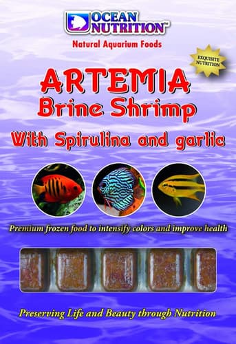 Ocean Nutrition Frozen Artemia with Spirulina & Garlic