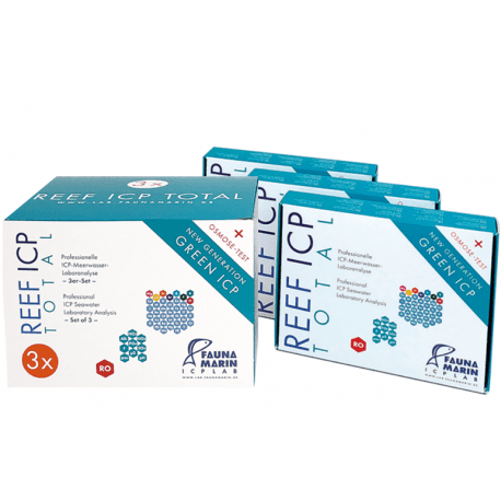 Fauna Marin Reef ICP Test Total 3er-Set inkl. RO